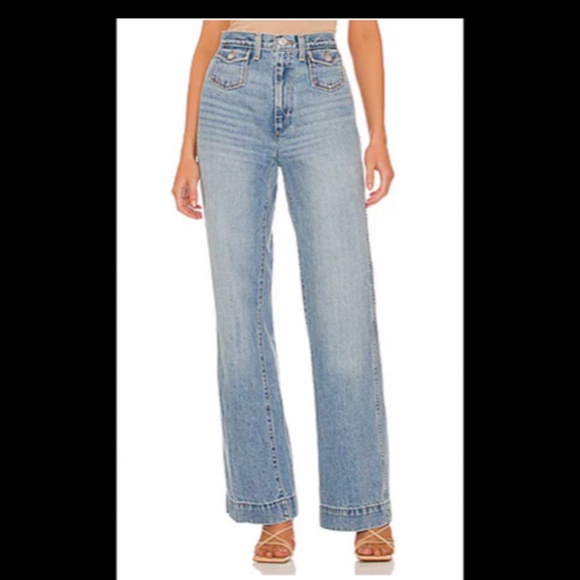 Re/Done 70s Pocket Wide Leg Jeans Vintage Fade Size 29 - NWT